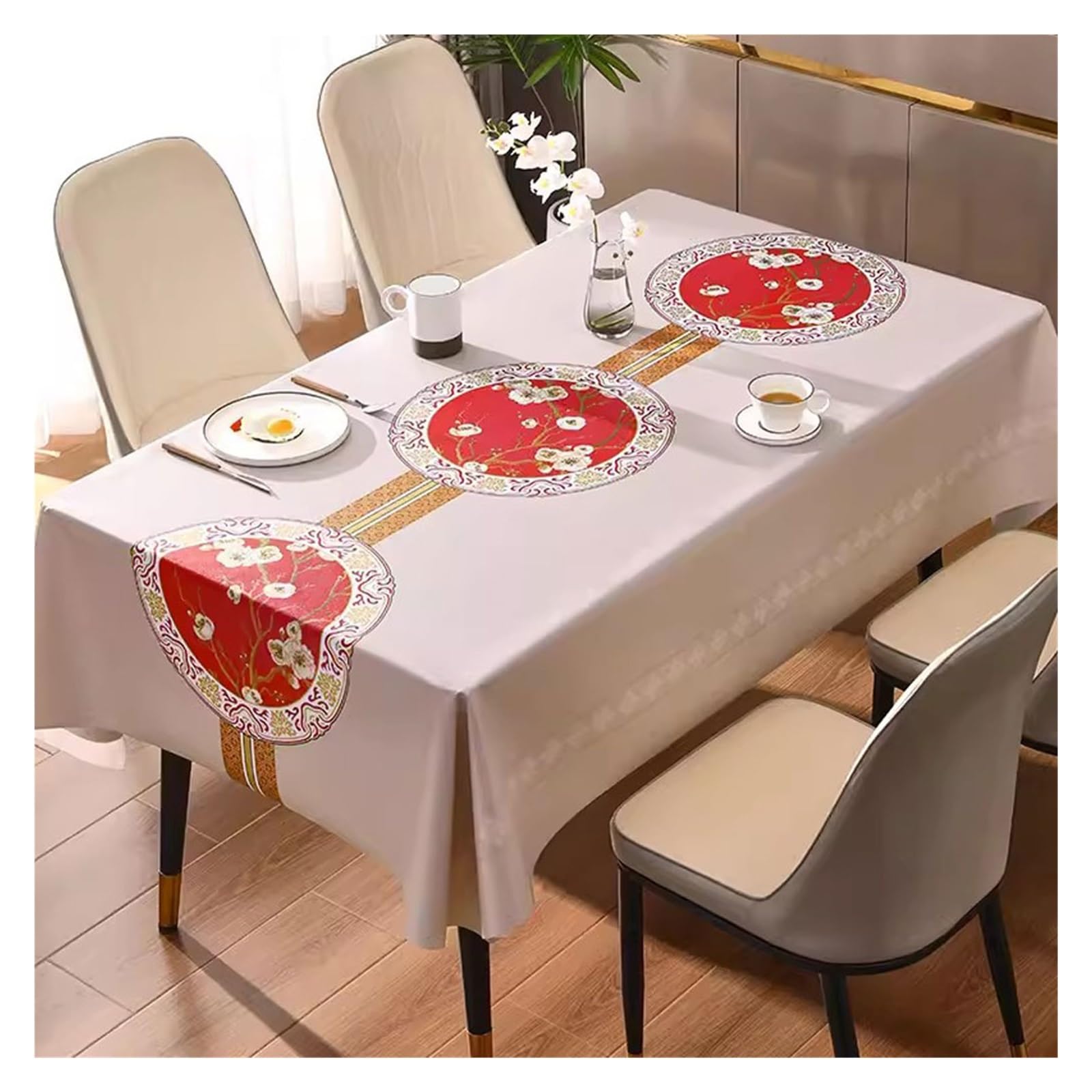 Nappe de pique-nique et banquet essuyable pour repas de fête en jardin