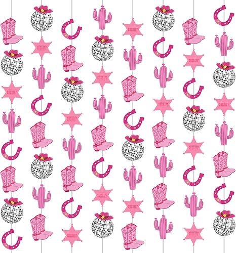 8 pancartas de decoración de fiesta de despedida de soltera de vaquera occidental, decoraciones de fiesta de vaquera, decoración de fiesta de chicas