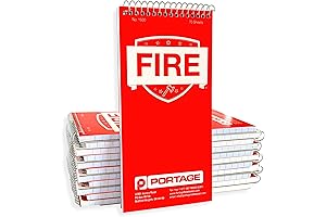 Portage Public Safety Fire Notebook: Ideal for Report Writing in Law Enforcement