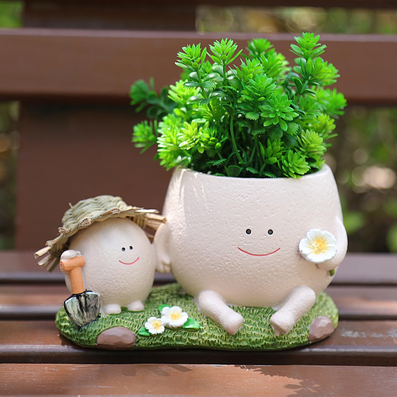 Pricetail Face Planter Pots Cute Plant Pot for Plants, Unique Lovely Flower Pot Succulent Planter Pots Gift Idea for Mother Christmas