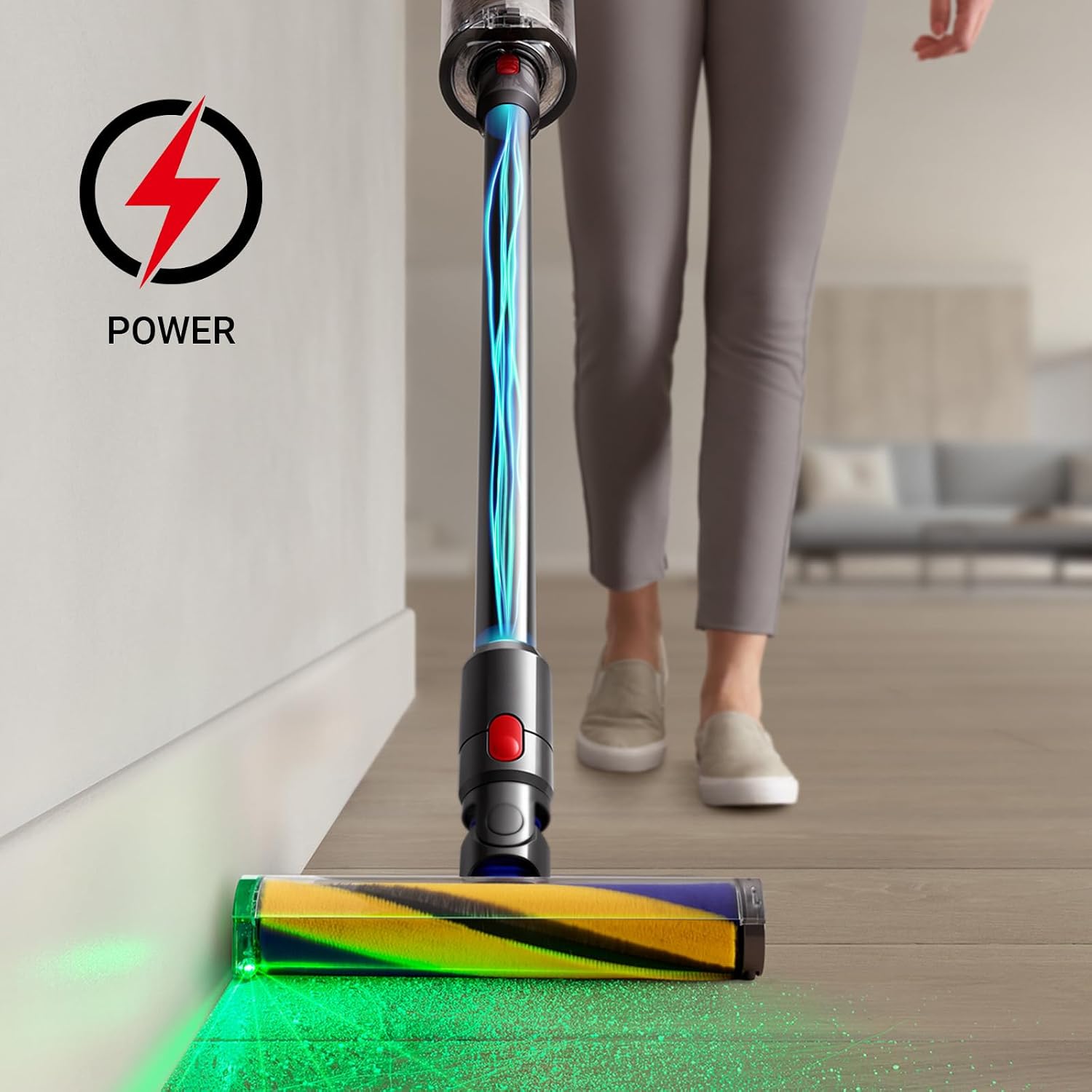 Replacement Wand,Compatible with Dys0n V10 Digital Slim/V12 Detect Slim Cordless Stick Vacuum Cleaner, Quick Release Vacuum (Black)