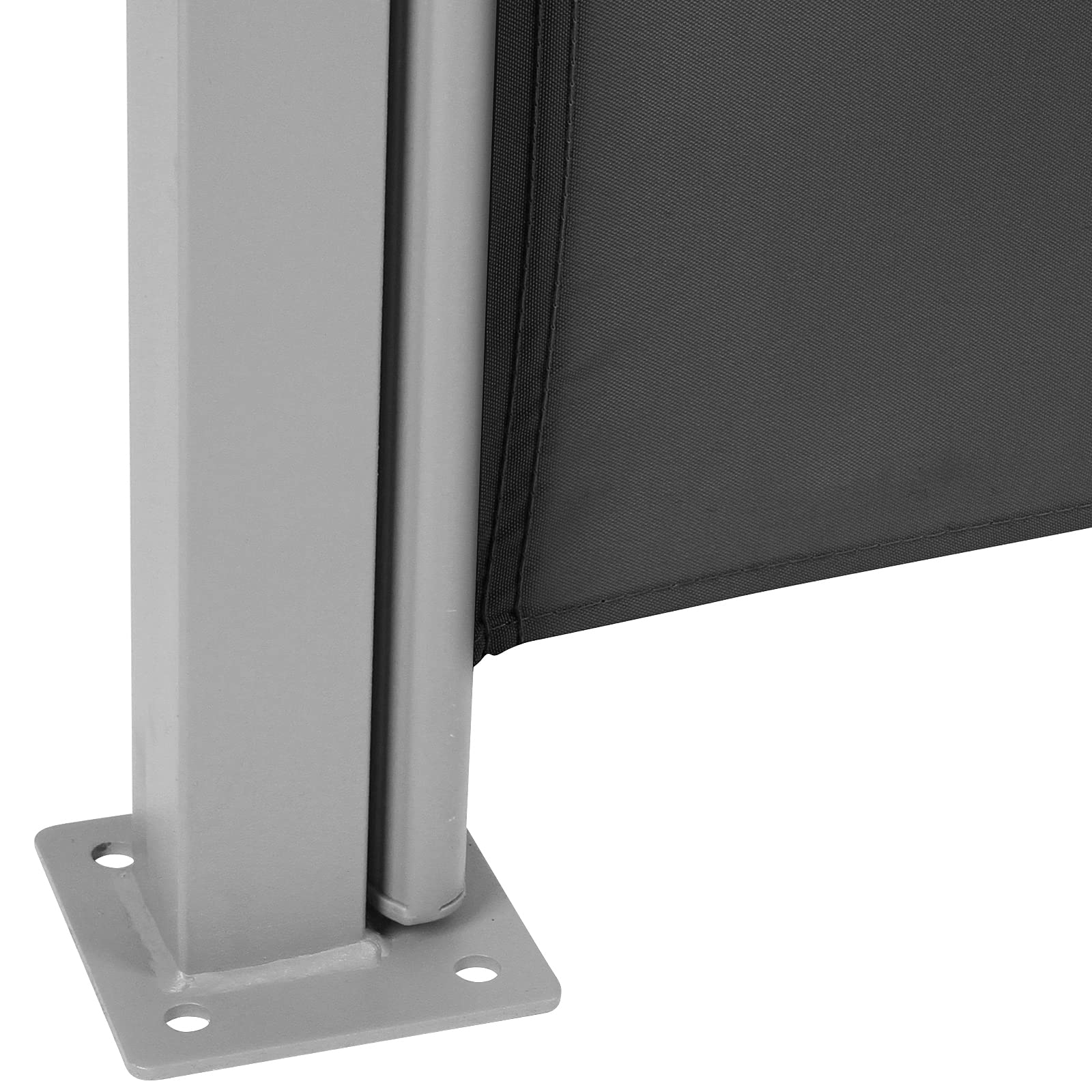 Jago® Tenda da Sole Laterale - 500 x 160/180/200 cm, Anti UV, Frangivento, Frangivista - Paravento Laterale, Rettratile, Avvolgibile, da Esterno, Giardino, Balcone, Terrazzo (200x500 cm, Antracite)