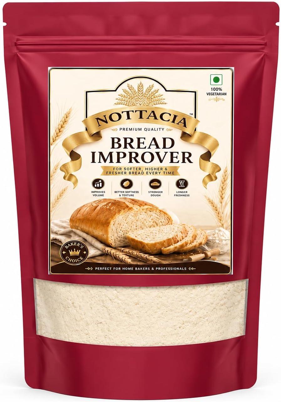 NOTTACIA Bread Improver Bromate Free Powder for Bread Baking 250gm