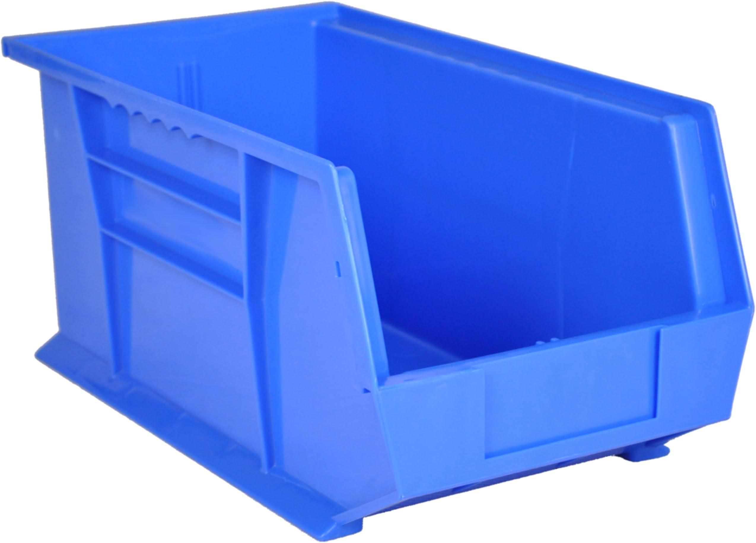 Pack of 10 x Bin40 Plastic Storage Parts Bins - Stacking Component Box Ideal for Garage Workshop or Warehouse Shelving Bin