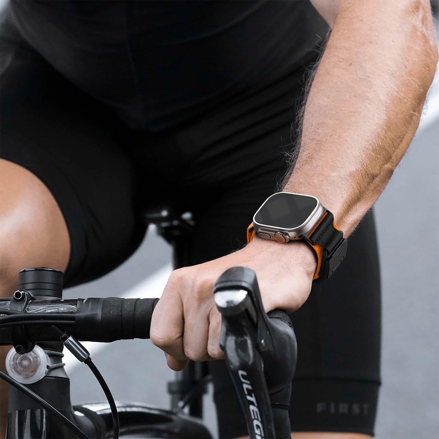 Bandletic Compatible with Apple Watch Ultra 3 2 Bands for Men, Stretchy Braided Nylon Sport Strap with Magnetic Fidlock Hook Buckle for iWatch Ultra 49mm, Series 11/10 46mm, 9/8/7 45mm, SE/6/5/4 44mm - Image 8