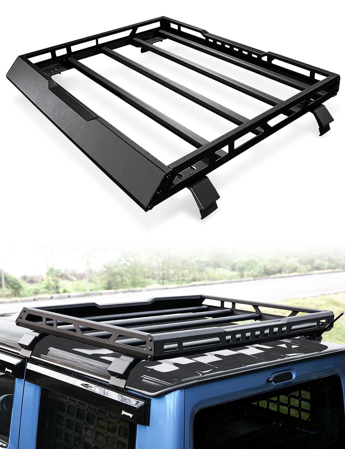 ジムニー JB64W/JB74W専用 ルーフラック アルミ製 ルーフキャリア Amazon.co.jp: JROADジムニー JB64JB74ルーフラック ジムニーシエラ