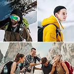 TELESIN Anti-Slip Backpack Shoulder Strap Mount Clip for GoPro Hero 13/12/11/10/9 MAX, DJI Osmo Nano Action 3/4/5 Pro/6, Insta360 X5/X4/X3/Ace Pro 2, AKASO – Bag Belt Holder for Biking, Hiking, Travel