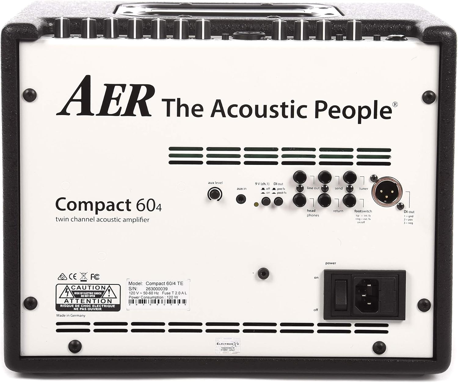 AER Compact 60/4 Tommy Emmanuel 60w 1x8 Acoustic Combo Amp