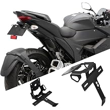 Motorcycle accessories Tidy Tail Fender Eliminator Kit License Plate Bracket with LED License Plate Light Compatible with Suzuki GIXXER SF250/GIXXER 250 150/GIXXER SF150 OEM Turn Signal Light