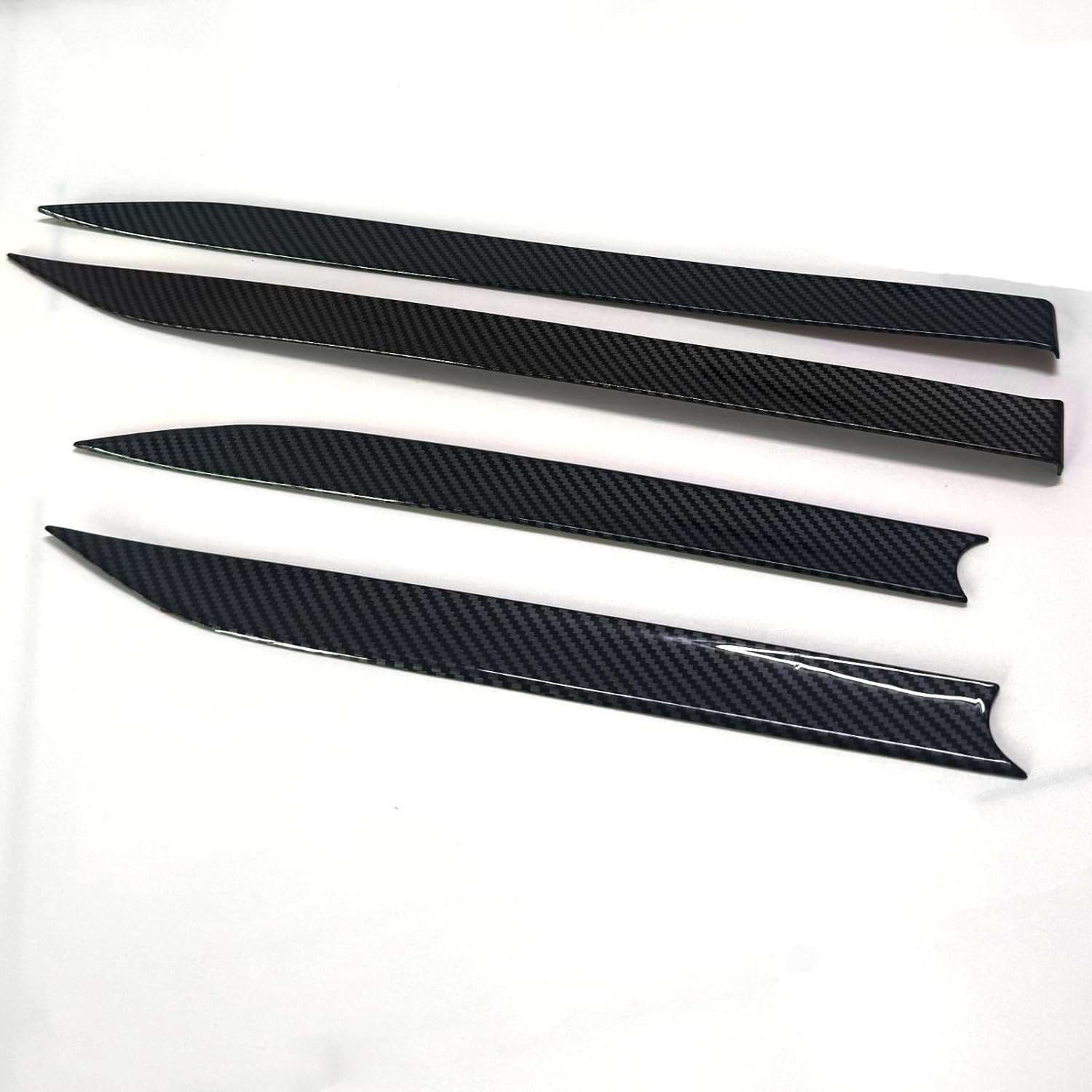 Carbon Fiber Pattern Inner Door Panel Cover Trim Interior Moulding Accessories Fit for Ford Ranger 2024 2025 (Carbon Fiber Pattern)