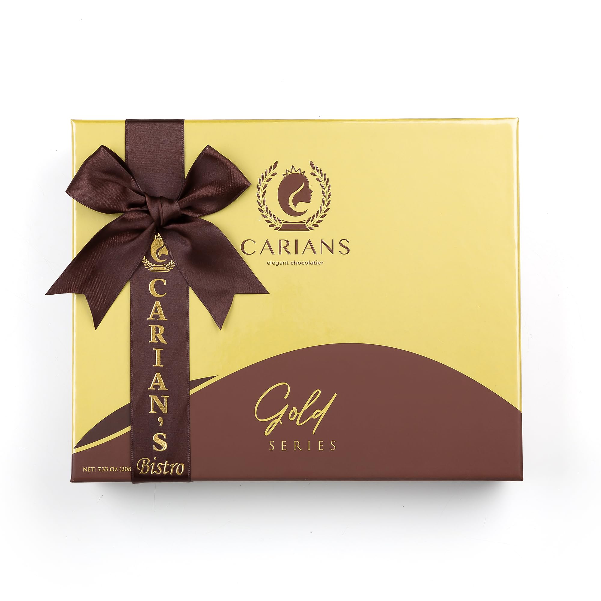 CARIANS Chocolatier Assorted Gourmet Chocolate Gift Box, Dark, Milk, White Chocolates Truffles, Treats for Thank you, Anniversary, Christmas, Thanksgiving: CARIANS Chocolate Gourmet Truffles Box, Chocolate Gift, Assorted Pralines Gift Box, Premium Gourmet Gift Basket, Assortment of Milk and Dark Chocolate