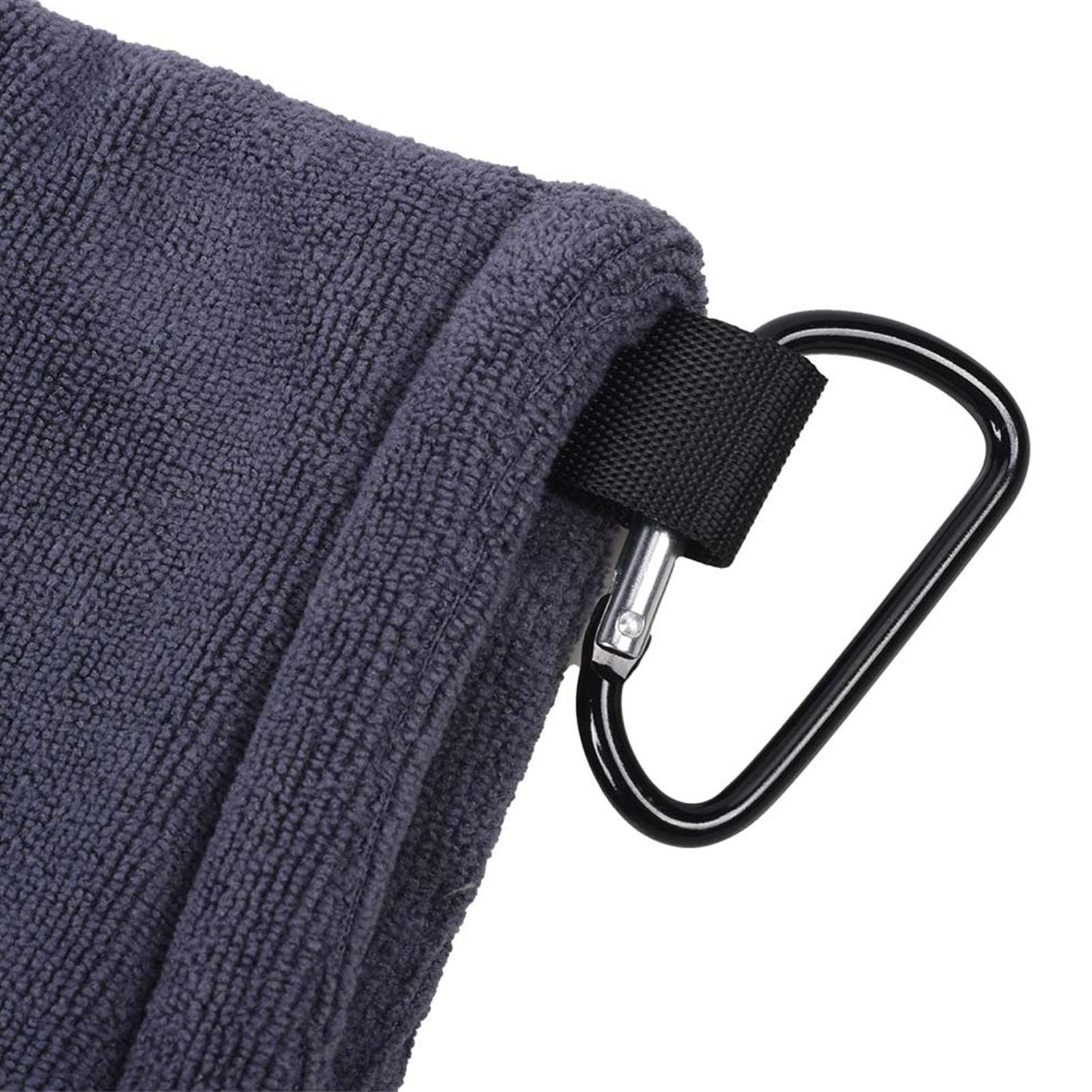 Cocoarm 6 Asciugamani da Club in Microfibra Asciugamani per la Pulizia delle Palline da Golf con Gancio in Alluminio Asciugamano Sportivo Assorbente Ad Asciugatura Rapida per Sacca da Golf Pulizia