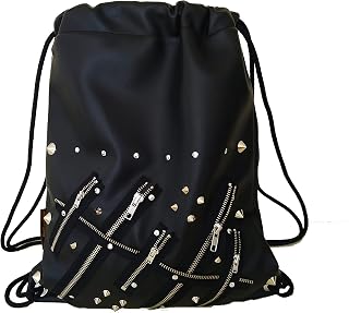 kaöshee Gotika´82 Backpack, synthetic leatherette, Exclusive design, handmade,comfortable & light, punk bag, harajuku, Gothic, emo, manga, kawaii