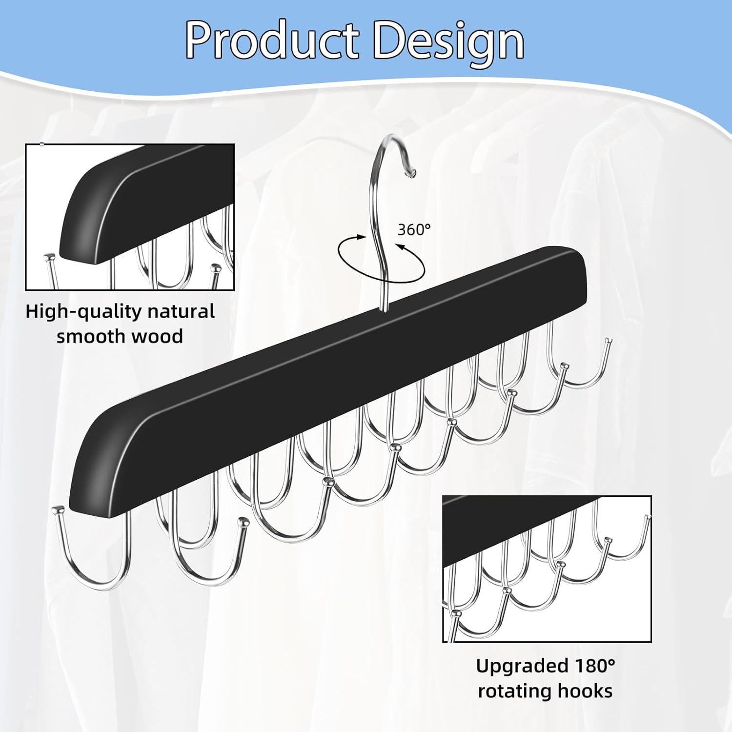 Hat Hanrs for Closet, Hat Organizer for Baseball s Hooks Space