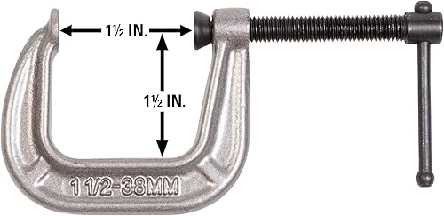 Miniatura 2 de Wilton Abrazadera C de carro de 1-12 pulgadas, garganta de 1-12 pulgadas (141-12 C)