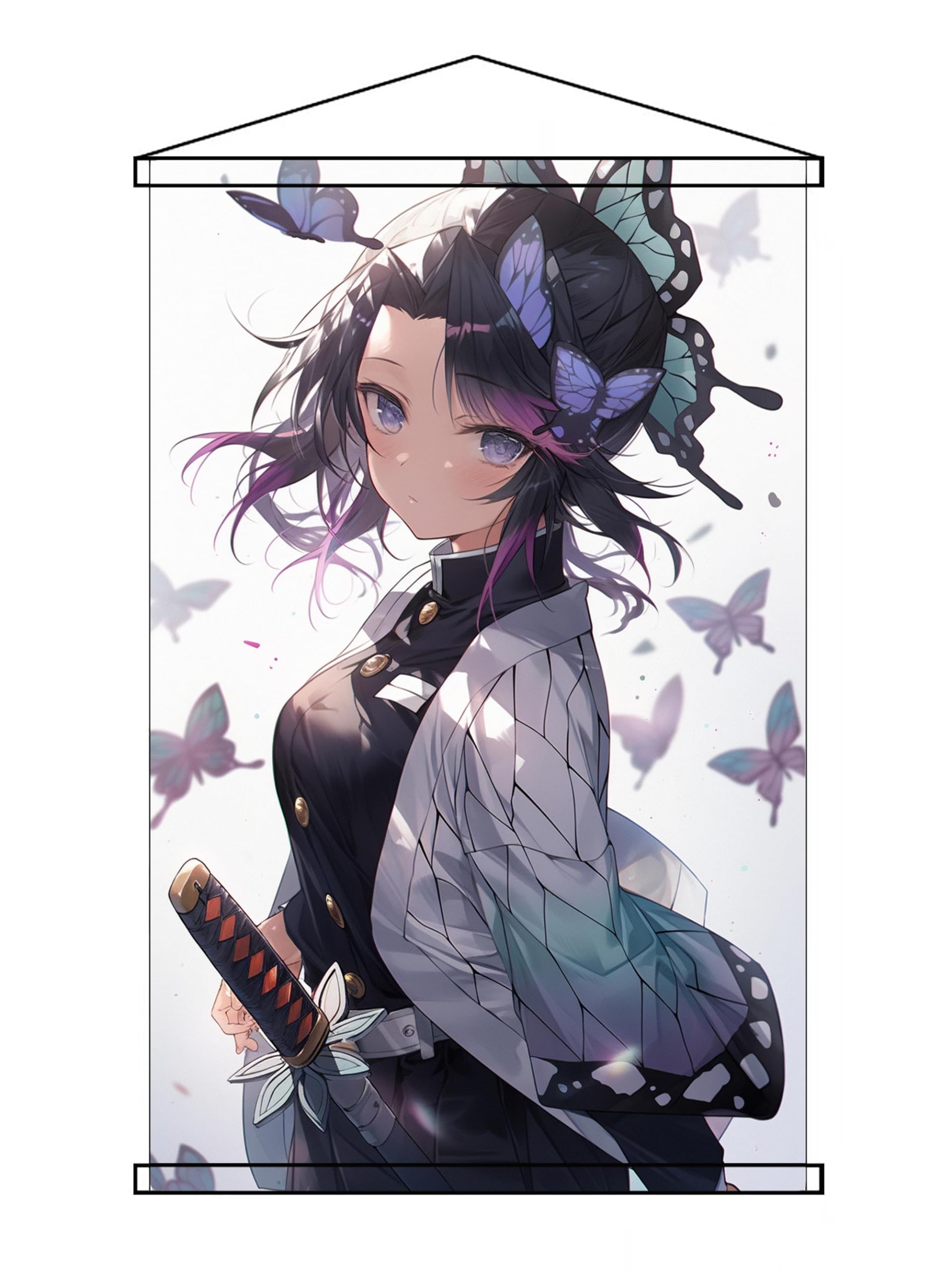 鬼滅の刃胡蝶しのぶ絵画