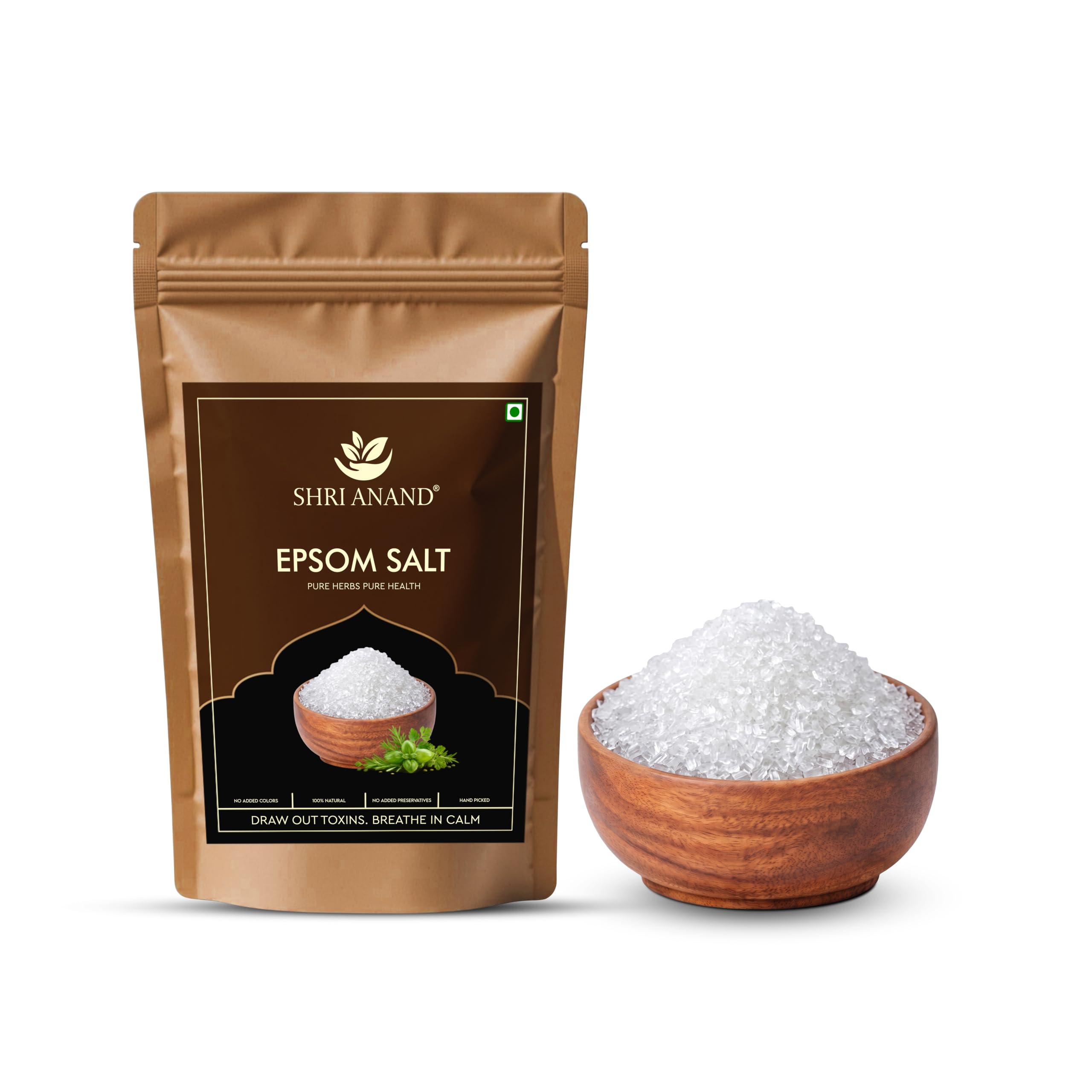 Premium Epsom Salt Pure Magnesium Sulfate Crystals for Bath Soak Foot Soak Body Care Spa Wellness and Household Use (1800 gm)-image-46