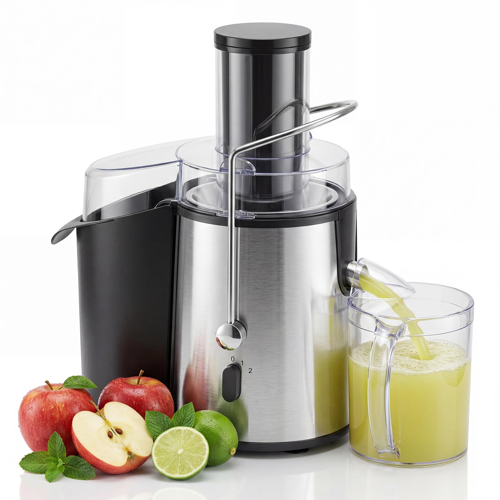 DUMOS Juicer Machines, Centrifugal Juice Extractor for Fruits &amp; Vegetables