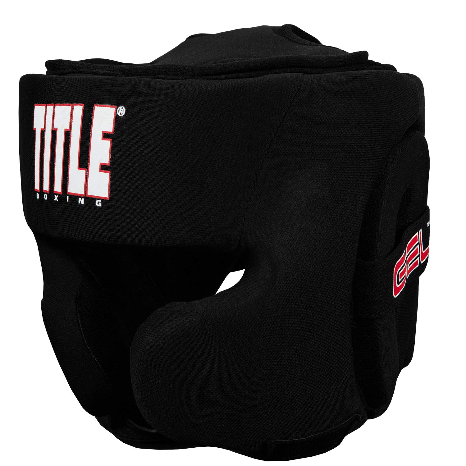 Title Gel Ultra-Lite Washable Headgear, Black, Large
