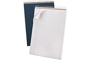 Ampad Top-Wire Notebook, Project Rule, Navy Cover