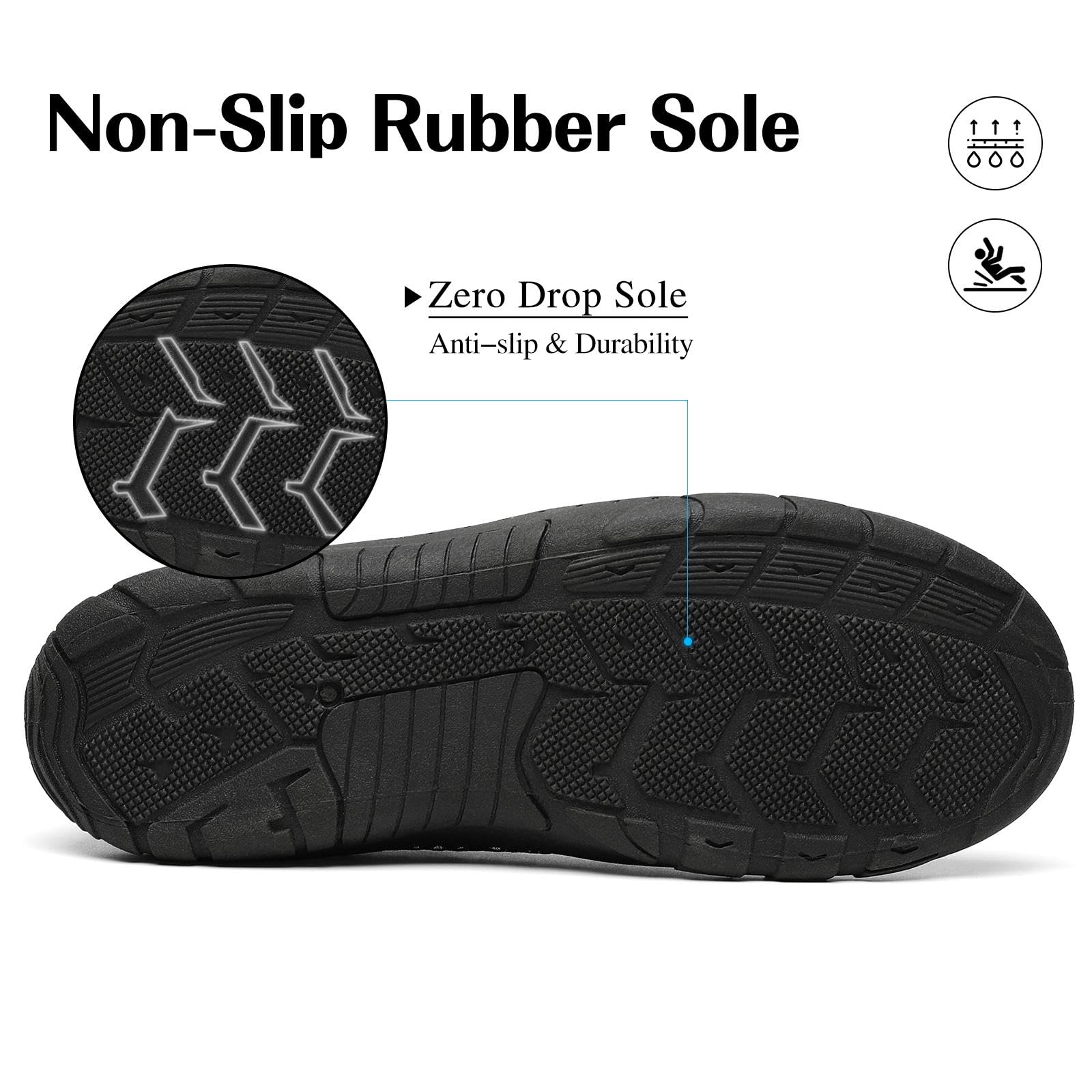 Mishansha Escarpines Secado Rápido Barefoot Zapatos Agua para Hombre Mujer Gr.36-46