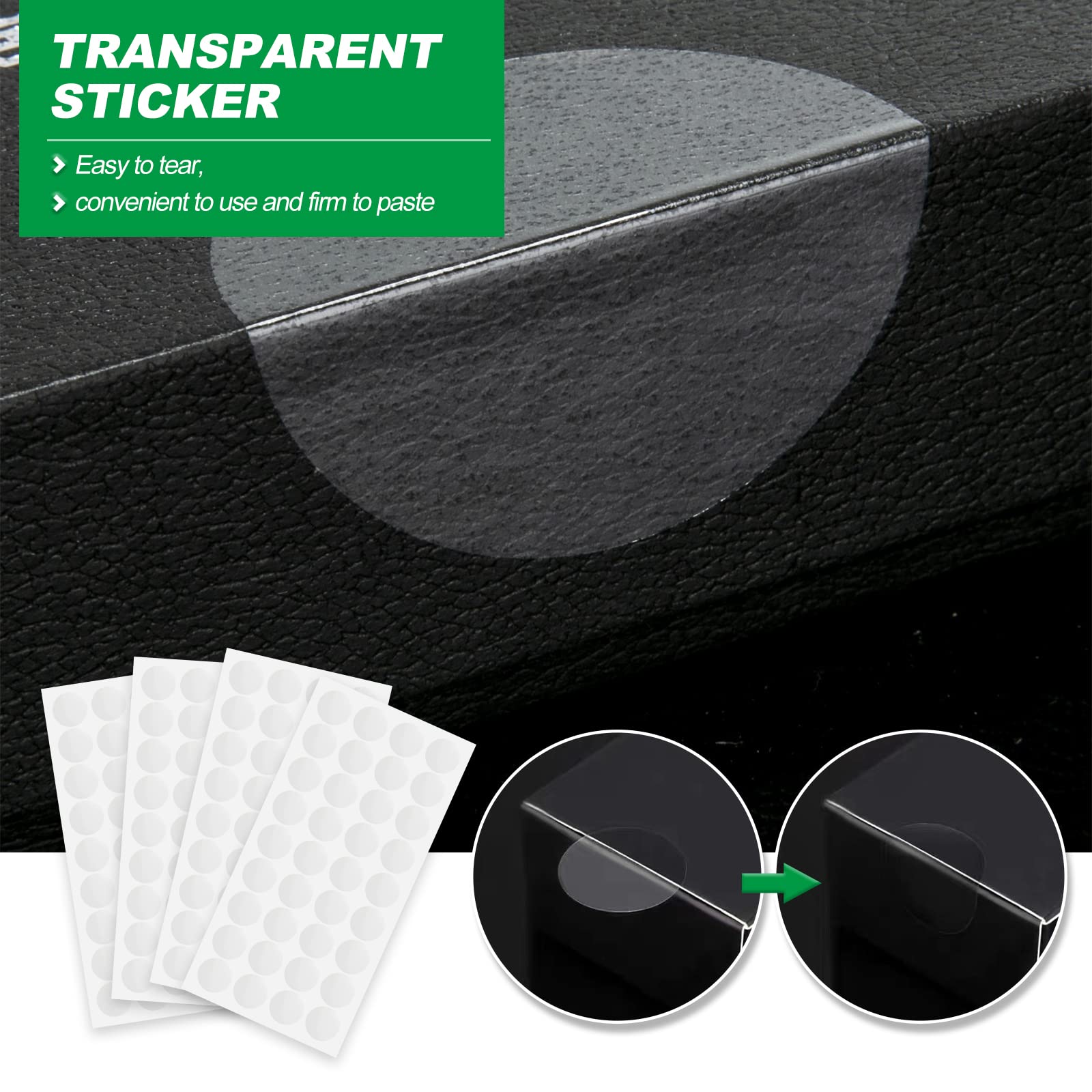 1000 Pegatinas Redondas Transparentes 25 Mm: Rollo De Etiquetas Adhesivas Para Sobres, Manualidades Y Sellado