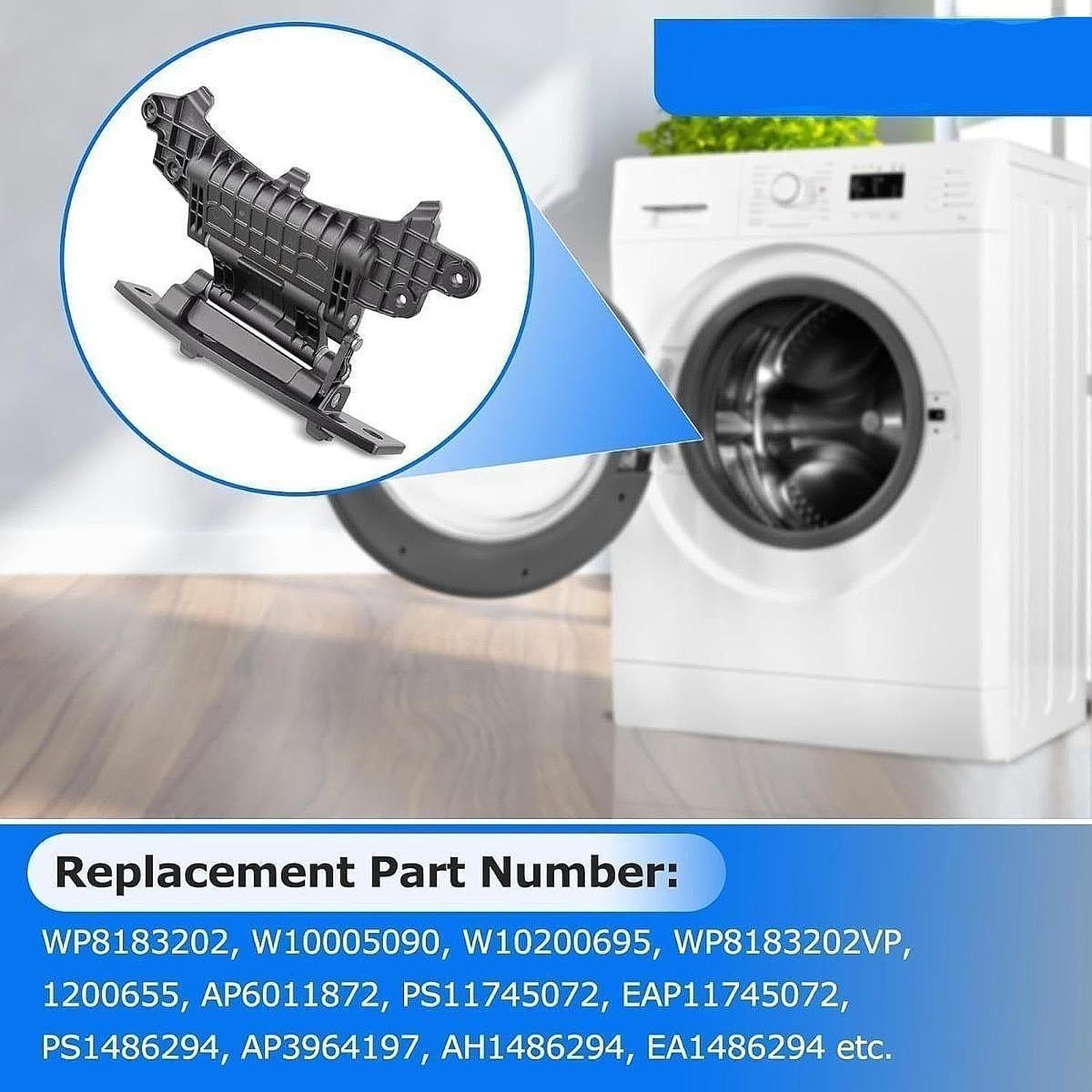 de Puerta para Lavadora, Multifunción, Ligera, WP8183202 8183202 para Secadora Doméstica
