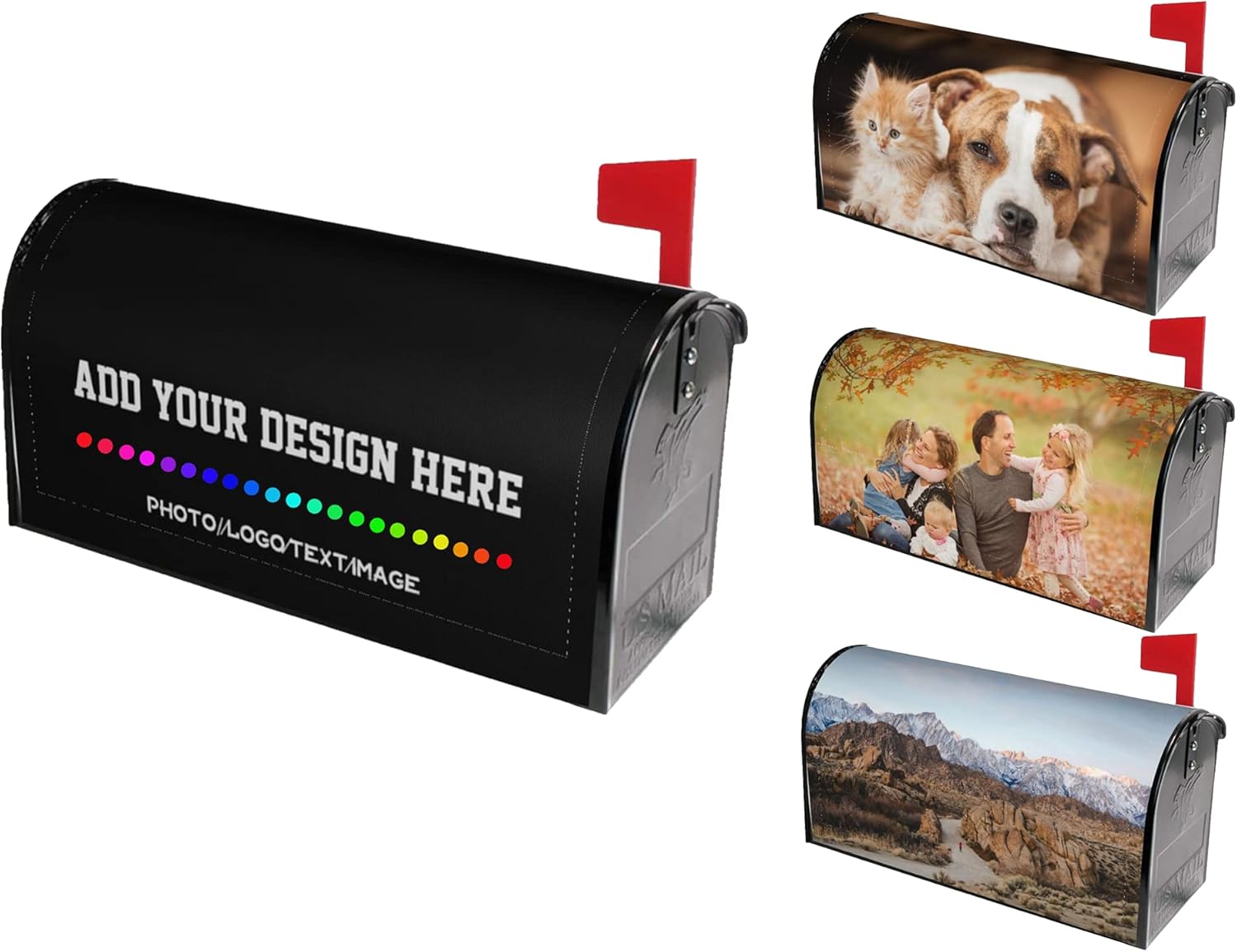 Custom Mailbox Covers DoubleSided Printing Personalized