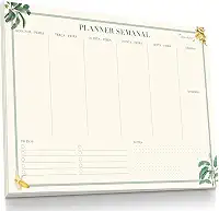 Planner Agenda Semanal Tropical - 50 folhas - tamanho A4