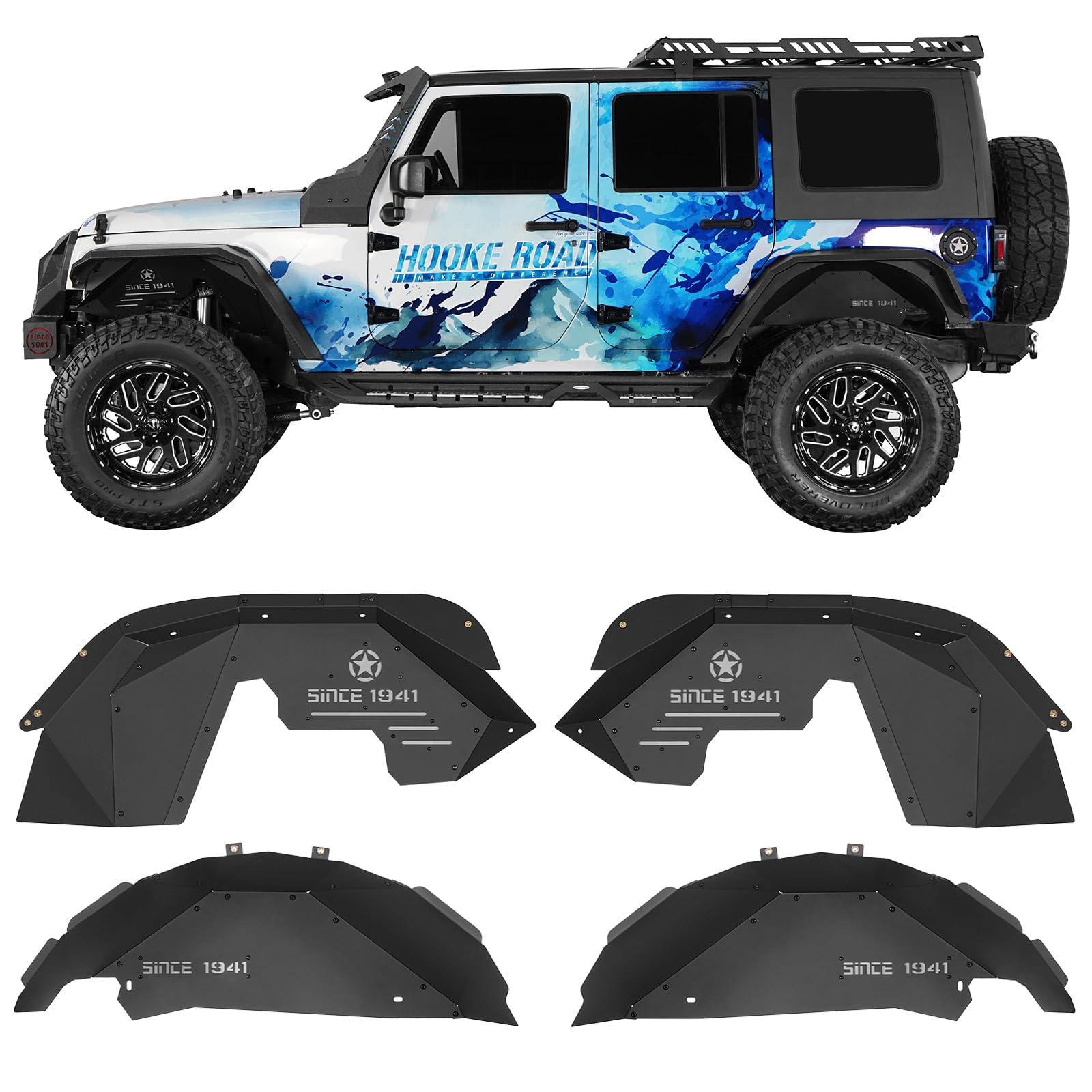 Wrangler JK Aluminum Inner Fender Liners