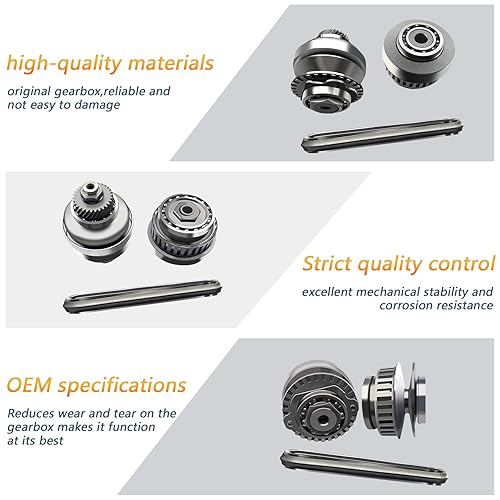 Miniatura 3 de TRANSPEED JF015E RE0F11A CVT Juego de poleas de transmisión automática con cadena de correa 30 dientes 901068 901072 Kit de reconstrucción
