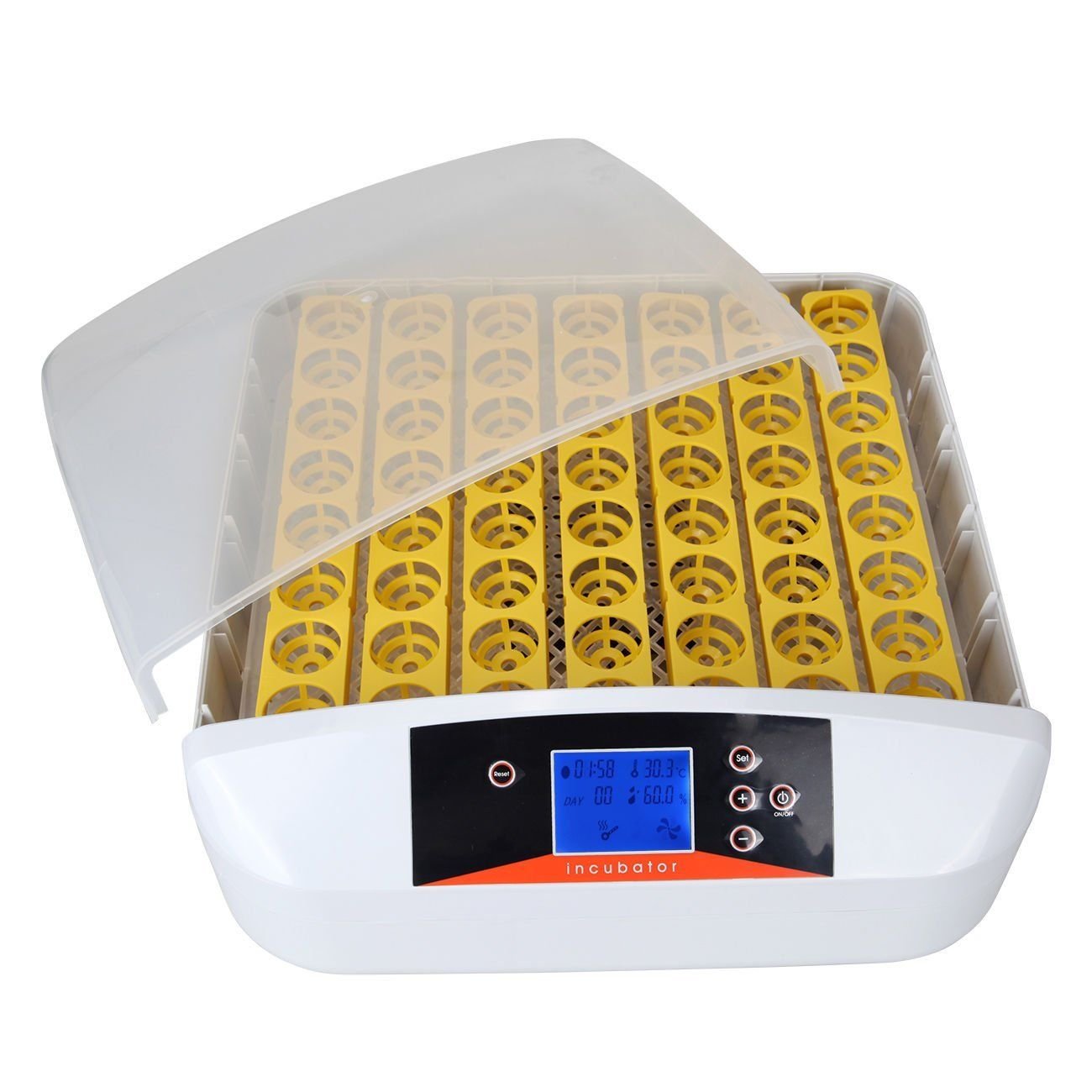 Incubatrice per 56 Uova, girauova Digitale Completamente Automatica, incubatrice per pollame, per polli, quaglie, Anatre, oche