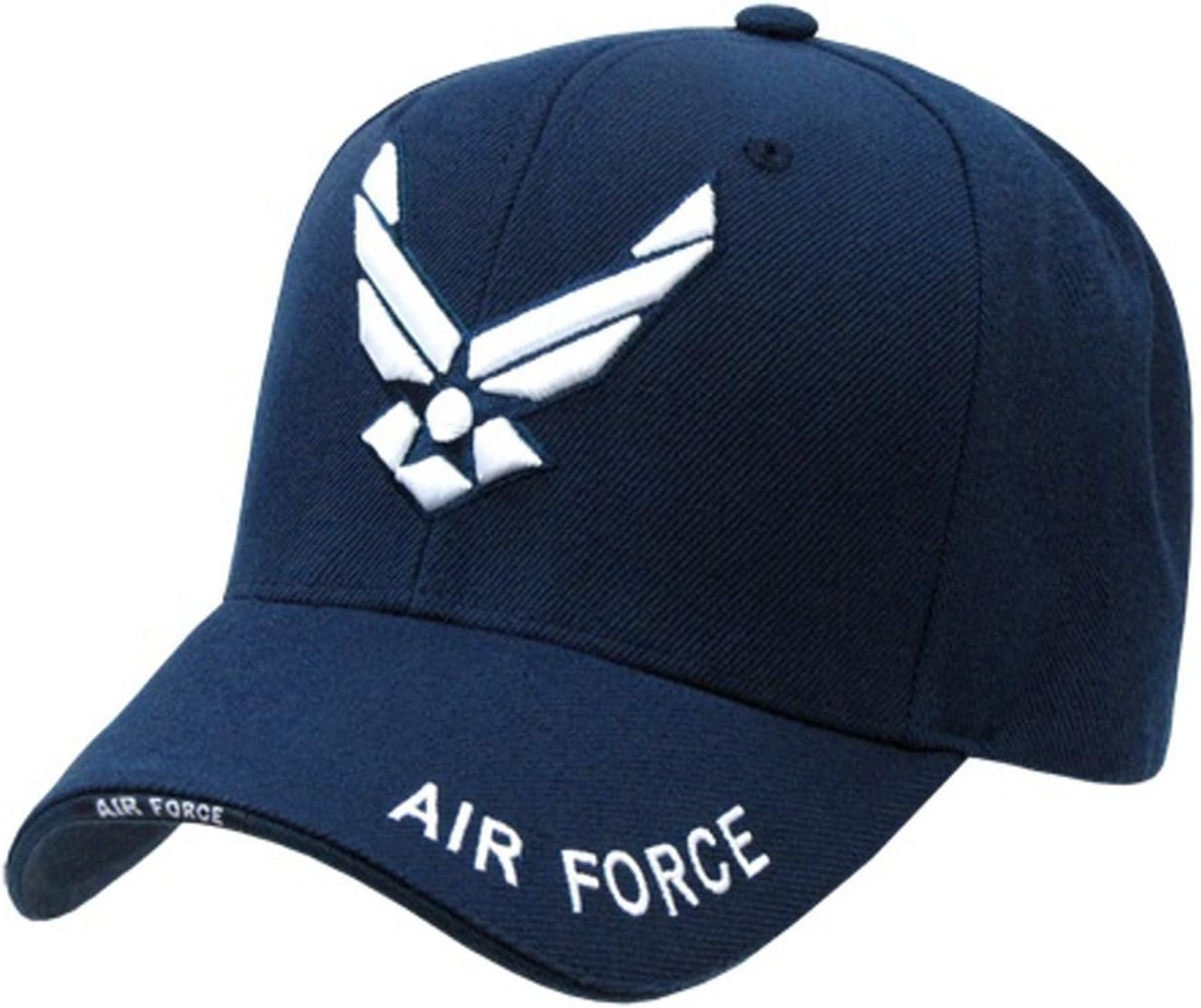 Ant Enterprises.U.S. Air Force Embroidered Navy Blue Wings Hat - Military