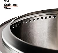 Vista 5 de Solo Stove Ranger Yaxa Exclusive Fire Pit Bundle Portable & Smokeless Includes Stand, Lid & Shelter Ideal for 2–4 People Stainless Steel