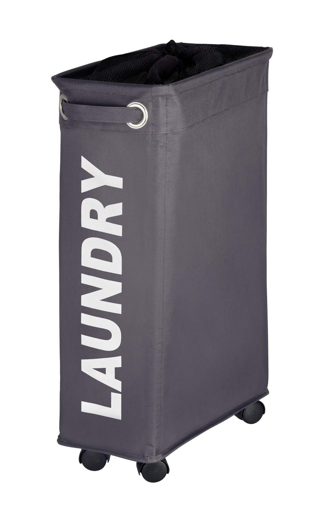 Polyester Corno Laundry Bin - Dark Grey
