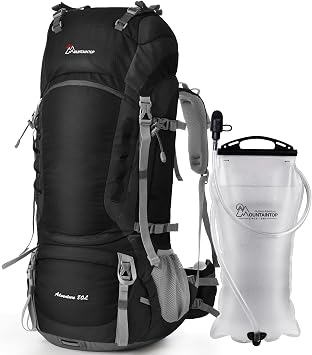 MOUNTAINTOP 80L Internal Frame Backpack with 3L Hydration Bladder