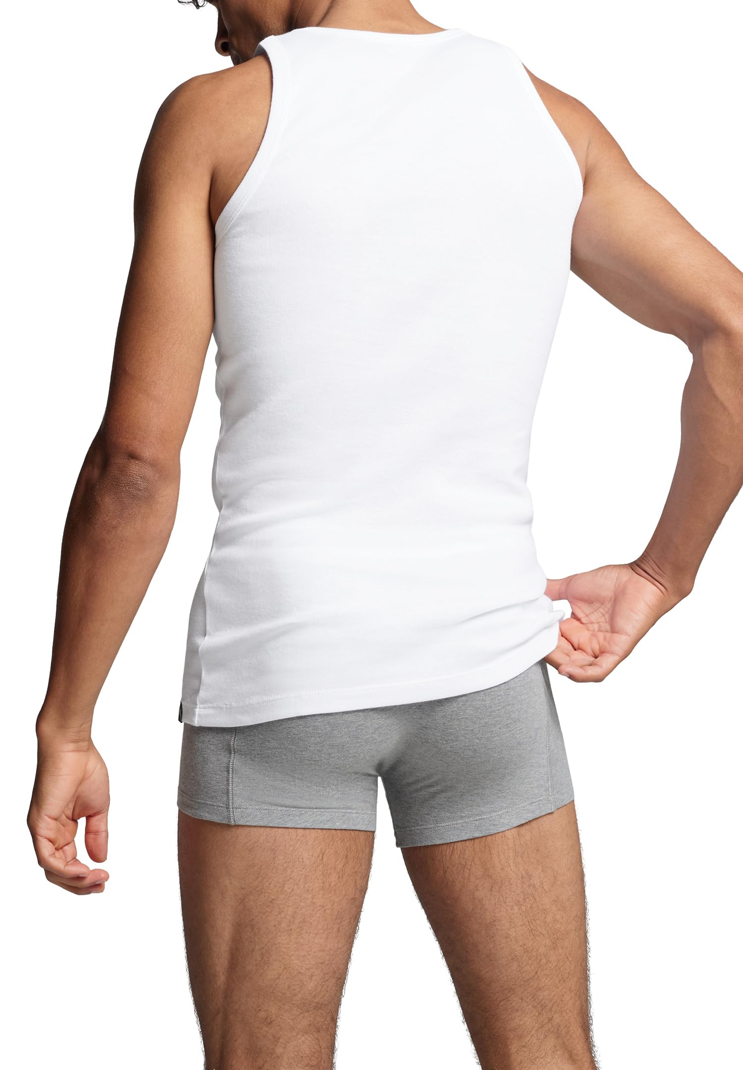 PUMA 6er Pack Basic Tank Top Men Herren Unterhemd Rundhals