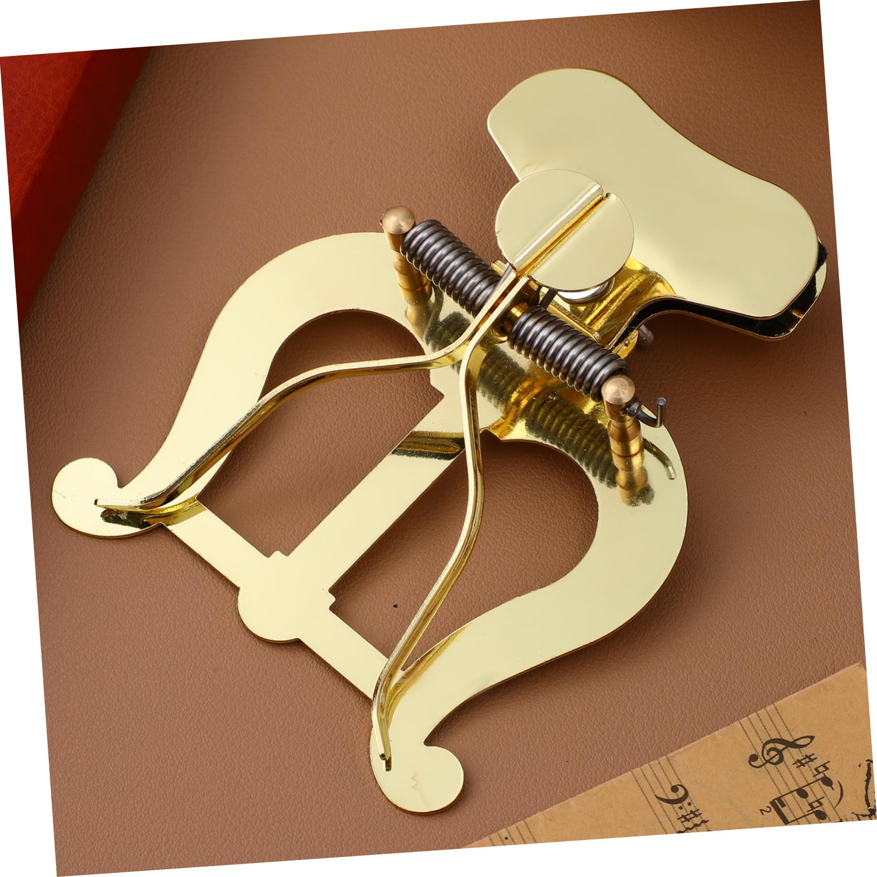 Parliky Unique Marching Band Music Holder Trombone Lyre Clip Flip Folder Design for Clarinet Brass Instruments