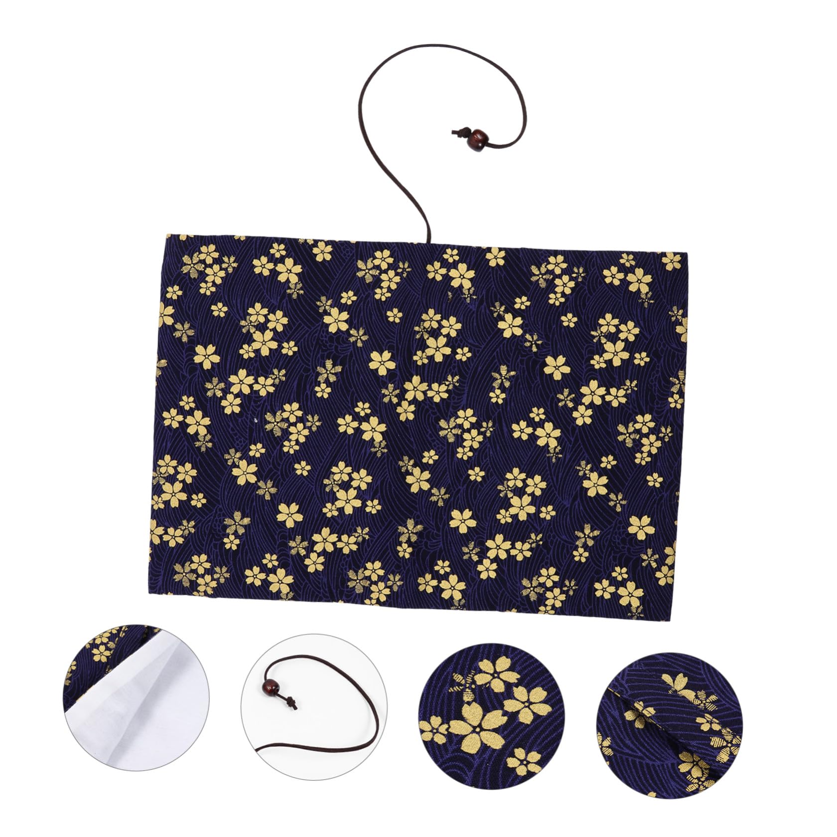 NUOBESTY 3pezzi Cherry Blossoms Pattern Book Sleeve Copertura Protettiva Per Libri Adatta Per Scuola e Uso Quotidiano Design Elegante e Funzionale Per Amanti Della Lettura e Regali Speciali