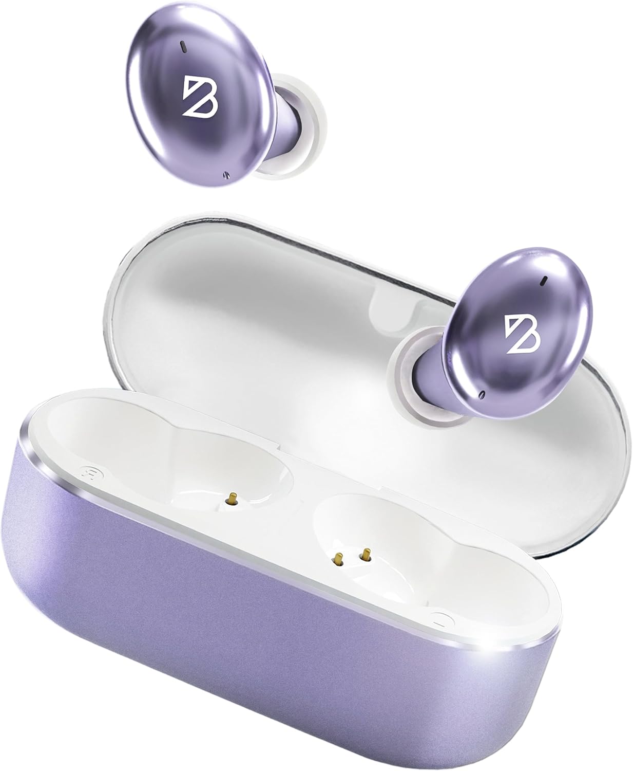 Back Bay Audio Tempo 30 Wireless Earbuds for Small Ears - Award-Winning Sound, Sweatproof Bluetooth Earbuds, Comfortable Ear Buds for Women, Purple Earphones Small Ear Canals, Long Battery Headphones