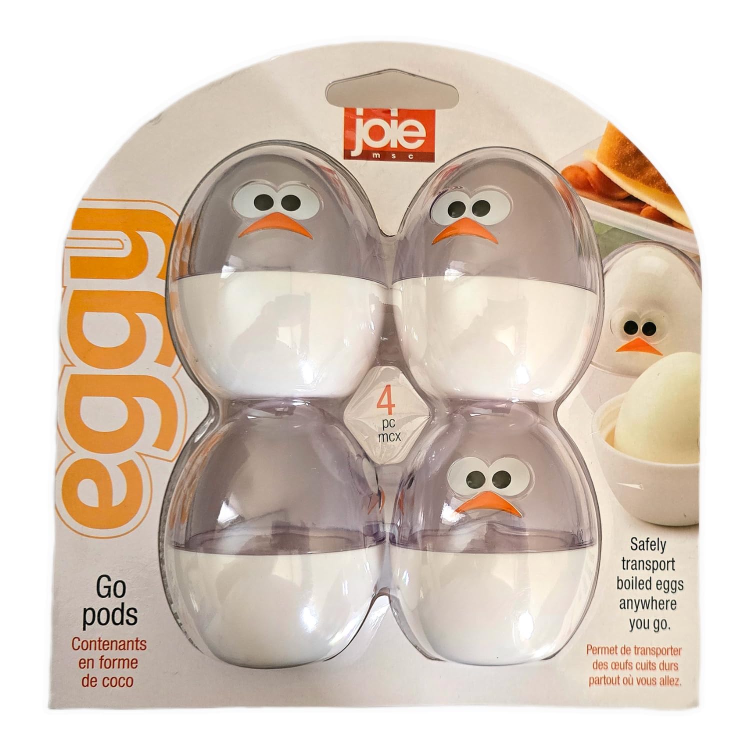 Amazon.com: joie MSC International Eggy - Go Pods -4pc (1 Pack) : Baby