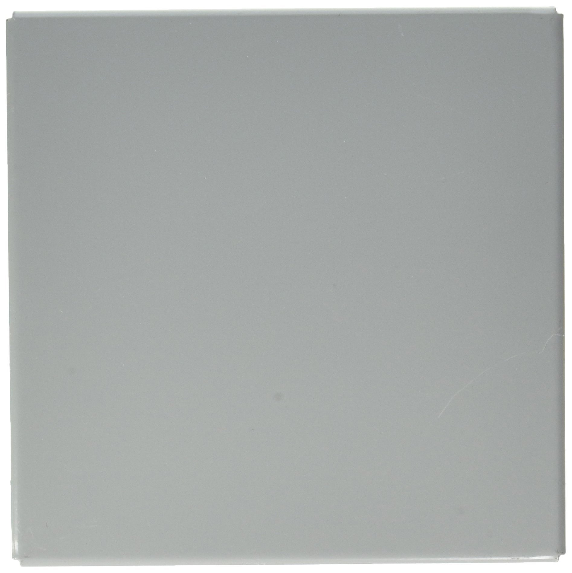 Hoffman F88GCPNK Wireway, NEMA 1, Closure Plate, Steel, 8.00" x 8.00", Gray