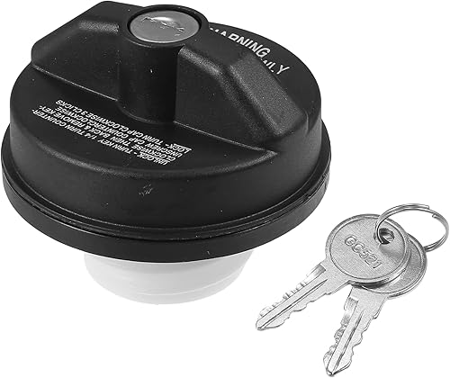 ACROPIX Tapa de llenado de depósito de combustible para automóvil RAM 1500 2500 3500 2003-2016 con llaves No.05278655AB20968135 - Paquete de 1