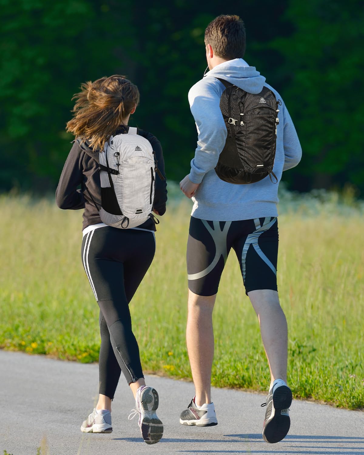 Zaino da trekking da donna, 25 l, ultraleggero, traspirante, unisex, per ciclismo, attività all'aperto, campeggio, viaggi