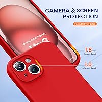 Vista 193 de Miracase Funda diseñada para iPhone 13 Pro Max con protector de pantalla, [forro de microfibra suave antiarañazos], funda protectora de silicona