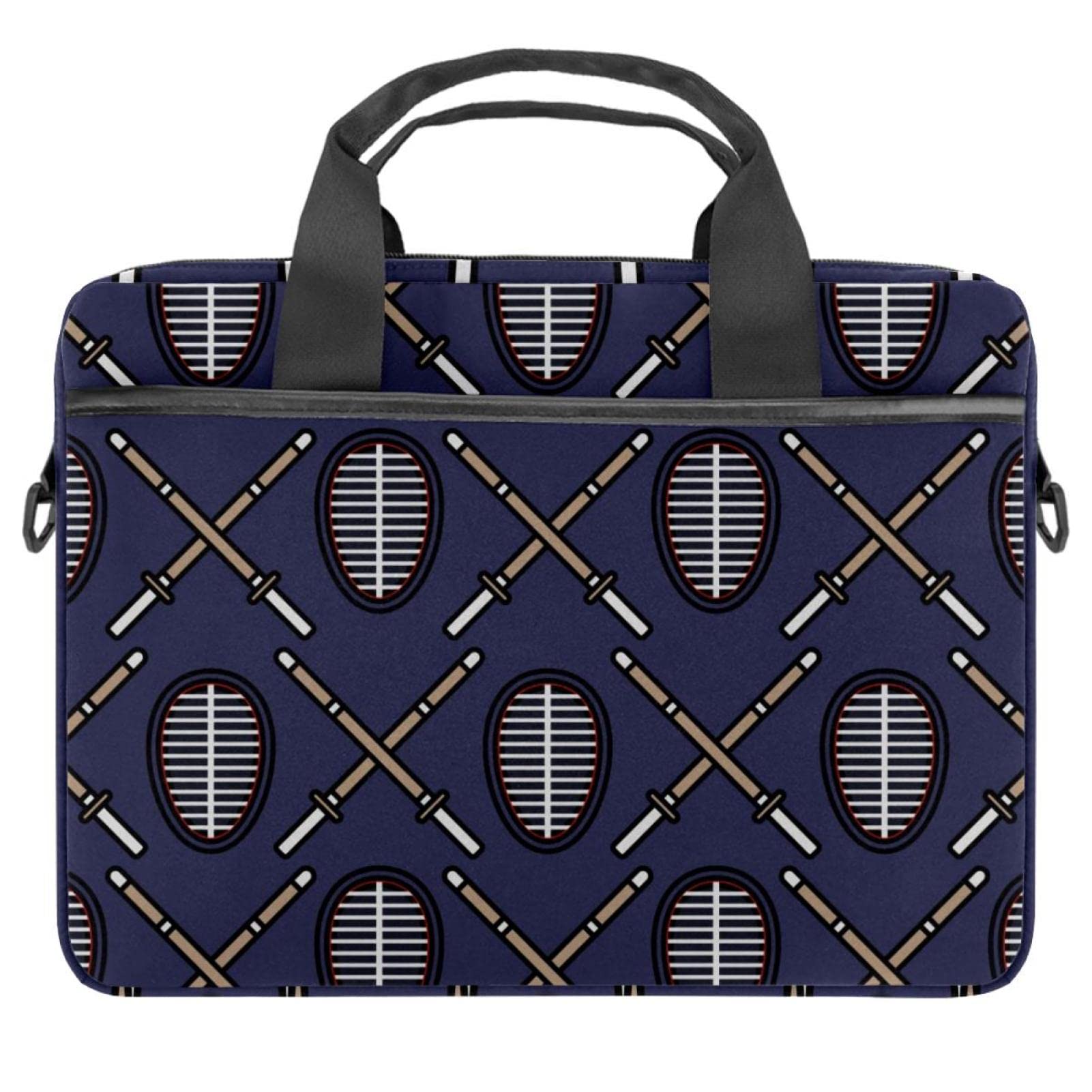 Sacoche PC portable 13.3 pouces bleu marine et housse ordinateur 14.5 pouces - 7