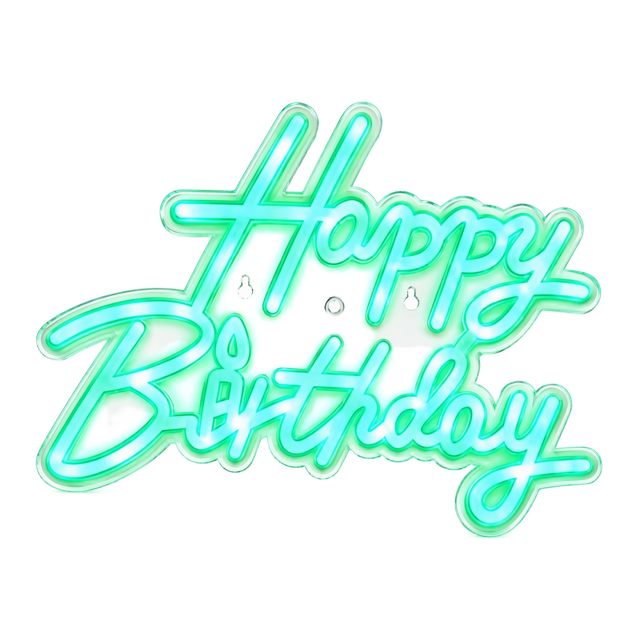 Mostop RGB Happy Birthday Neon Sign, USB Music Sync LED Party Light