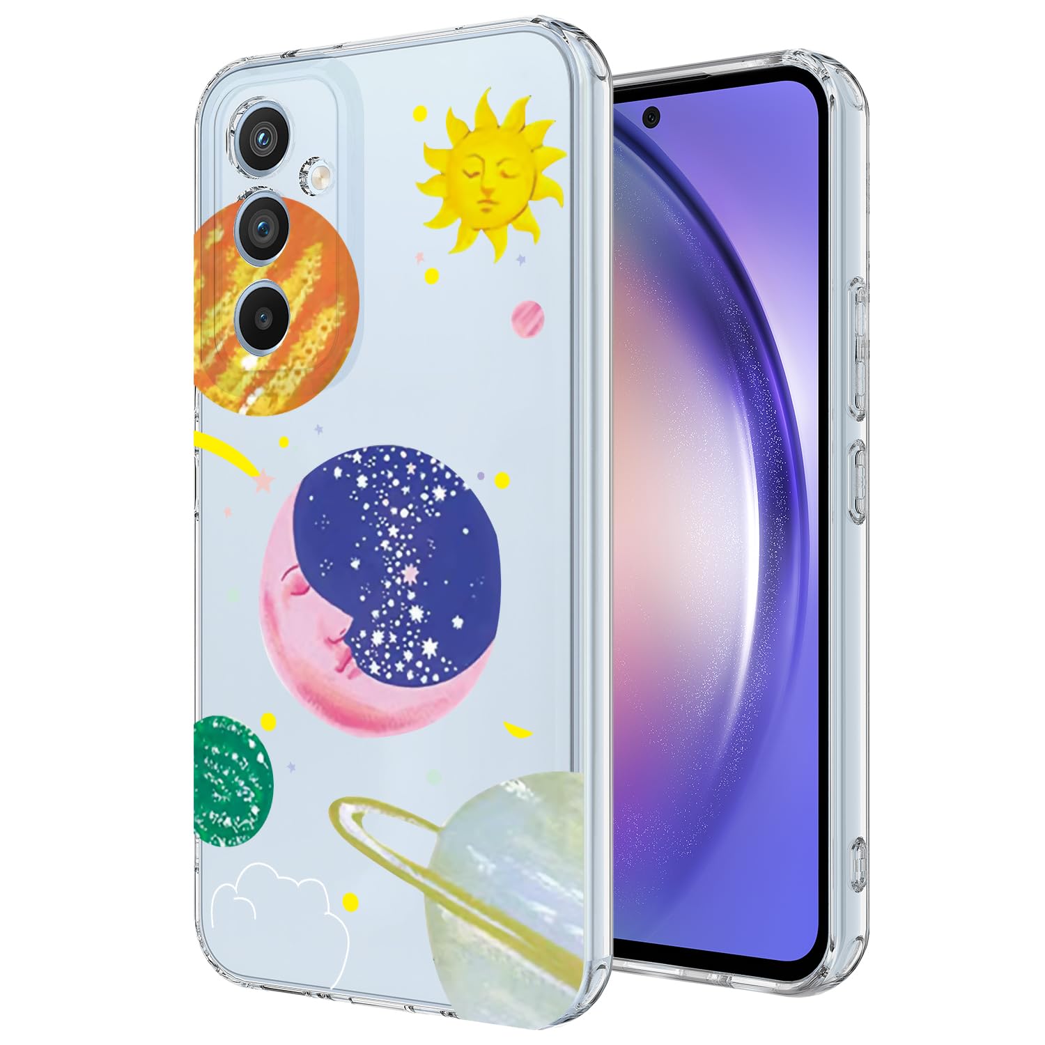 for Samsung Galaxy A14 5G Phone Case,Samsung A14 Case Clear TPU Bumper Shockproof [Scratch Resistant] [Anti-Drop] Man Teen Boy Girls Women Protective