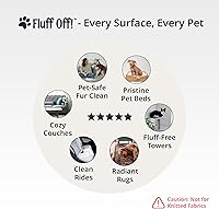 Vista 4 de Removedor de pelo para mascotas, cepillo de limpieza profunda para perros y gatos, diseño de mango ergonómico, rodillo de pelusa eficiente