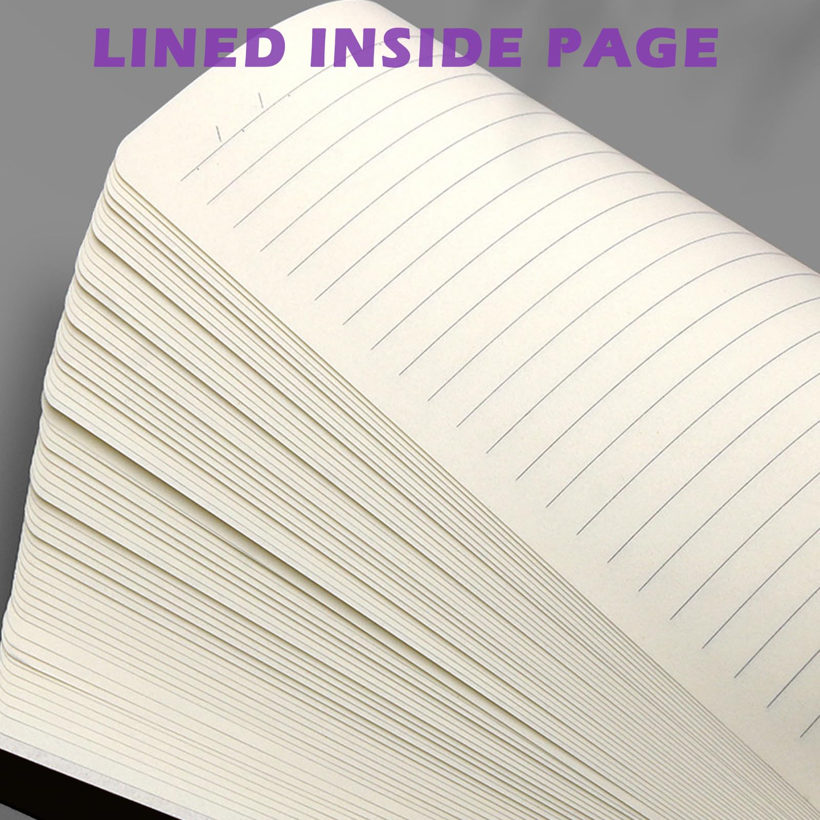 PALUDO Lot de 4 Cahiers A5 Spirales Ligné Couverture Kraft 120 Pages